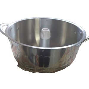 Paula Deen 7qt Food Prep Station Mixing Bowl w/cover Stainless Steel NIB